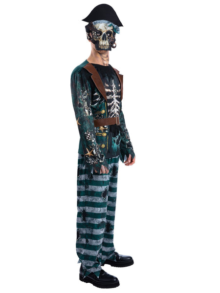 Skeleton Pirate Captain Costume