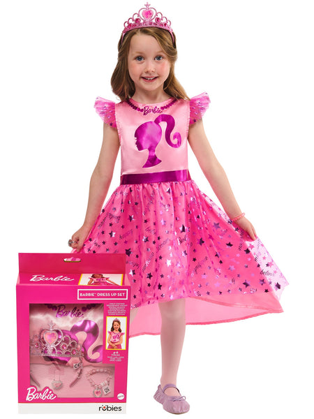 Child's Barbie Dress Up Costume Gift Set