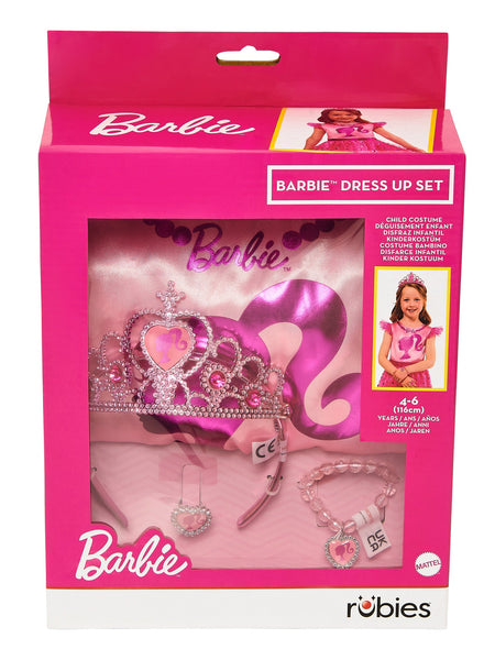 Child's Barbie Dress Up Costume Gift Set