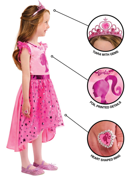 Child's Barbie Dress Up Costume Gift Set