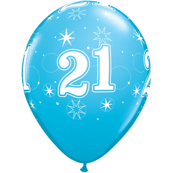 Robin's Egg Blue 21-a-round Latex Balloons – Midlands Fancy Dress Redditch