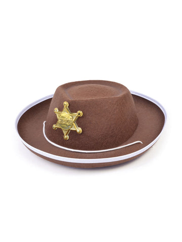 Child's Brown Felt Cowboy Hat