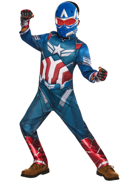 Child's Deluxe Captain America Costume