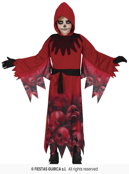 Child's Red Reaper Costume