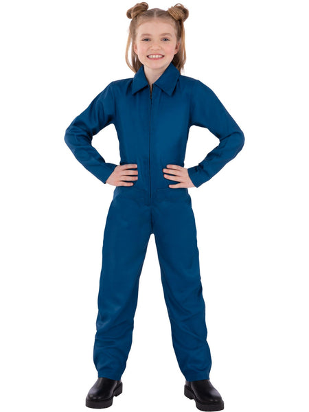 Child's Unisex Blue Boiler Suit