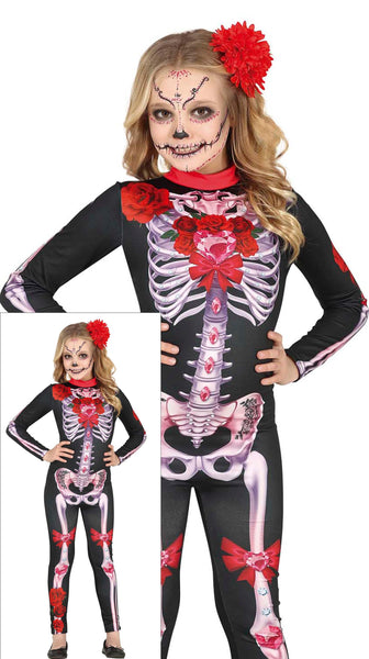 Child's Catrina Skeleton Costume