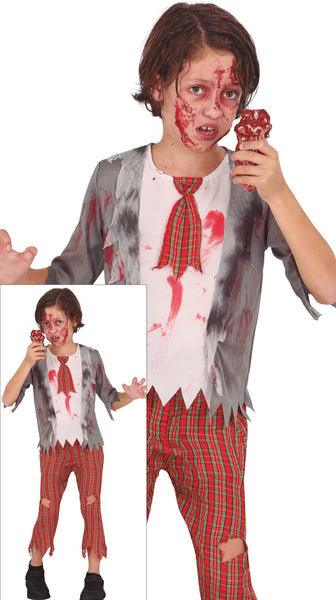 Child's Zombie Schooler Costume