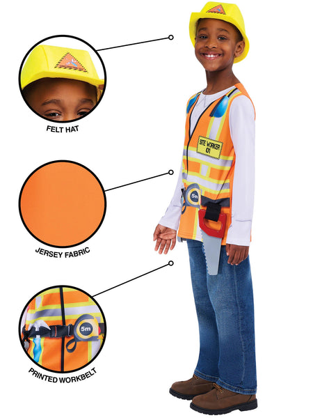 Child's Construction Worker Costume