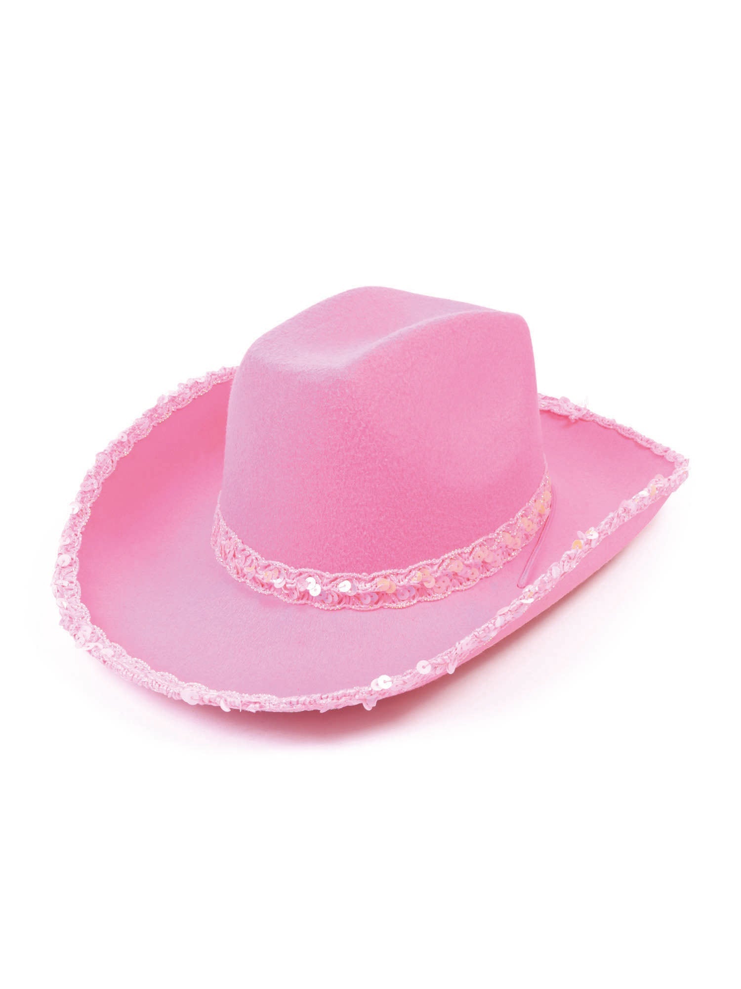 Pink Cowboy Hat with Sequins