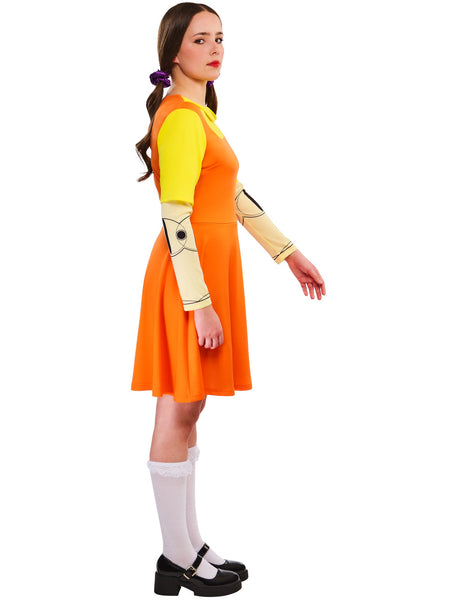 Official Squid Games Girl Doll Costume