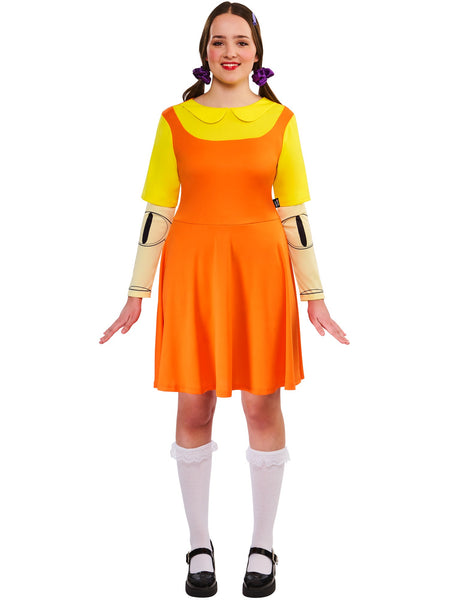 Official Squid Games Girl Doll Costume