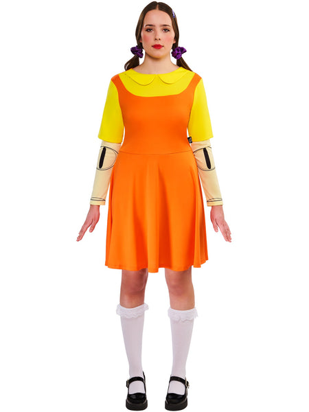 Official Squid Games Girl Doll Costume