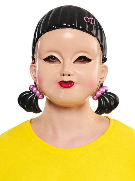 Official Squid Games Girl Doll Mask
