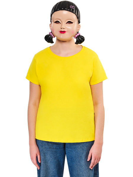 Official Squid Games Girl Doll Mask