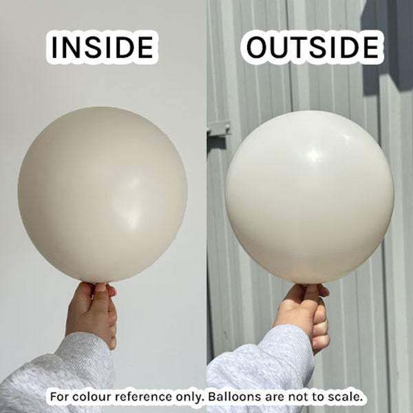 Kalisan Retro White Latex Balloons