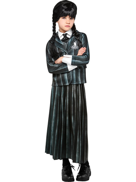 Kids Wednesday School Uniform Costume