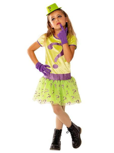 The Riddler Child's Dress Costume