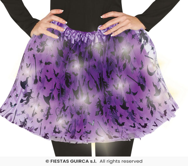 Purple Light-Up Witch Tutu