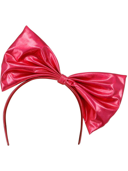 80s Pink Metallic Headband