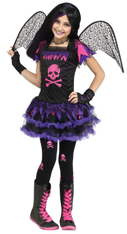 Pink Skull Fairy Costume