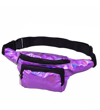 Purple Holographic Bumbag