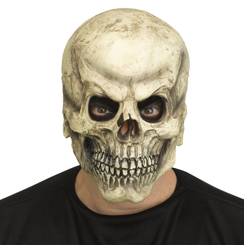 Brown Skull Overhead Mask