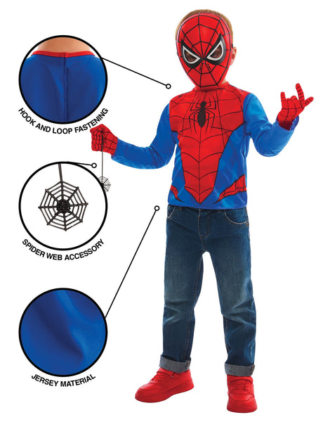 Child's Spider-Man Dress Up Gift Set