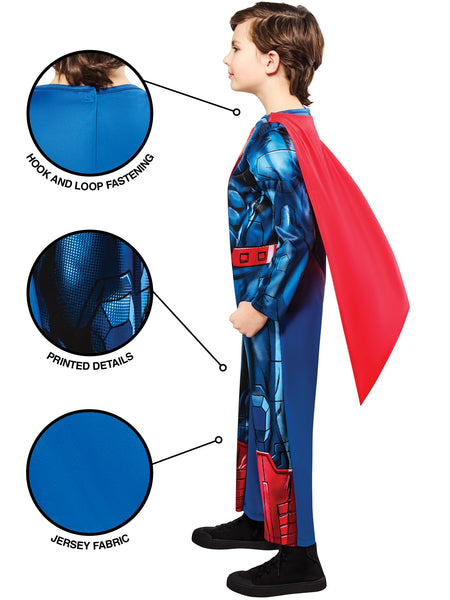 2025 Kid's Deluxe Superman Costume