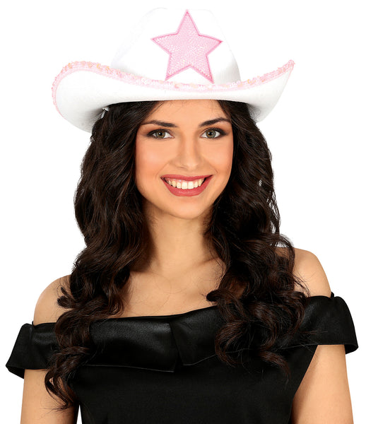 White Star Cowboy Hat