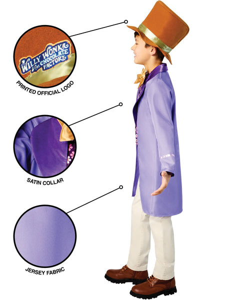 Child's Willy Wonka & the Chocolate Factory Costume