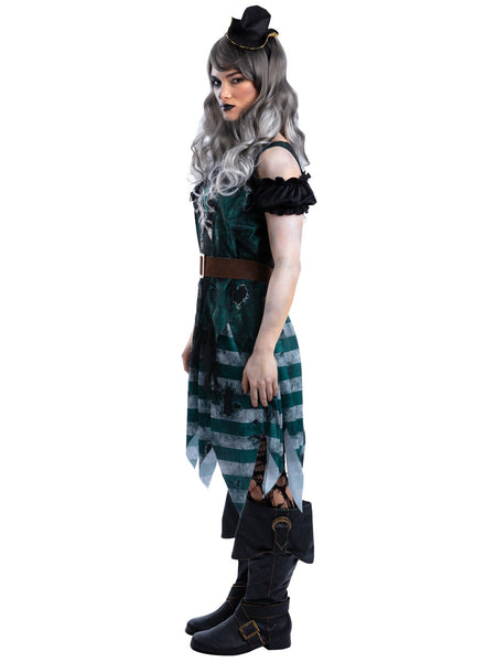 Skeleton Pirate Buccaneer Costume