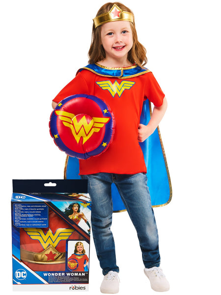 Child's Wonder Woman Dress Up Gift Set