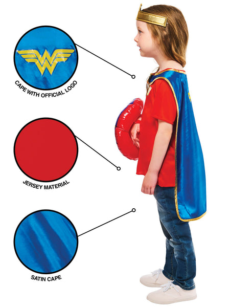Child's Wonder Woman Dress Up Gift Set