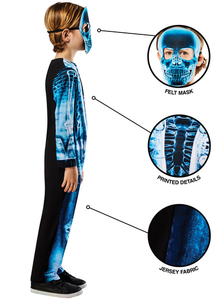 Child's X-Ray Skeleton Costume