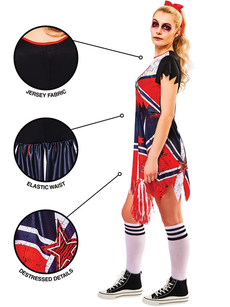 Adult's Zombie Cheerleader Costume