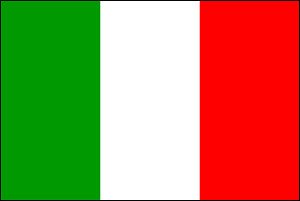 Italian Paper Flag Bunting 8ft