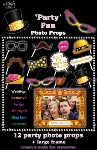 Party Photo Props & Frame
