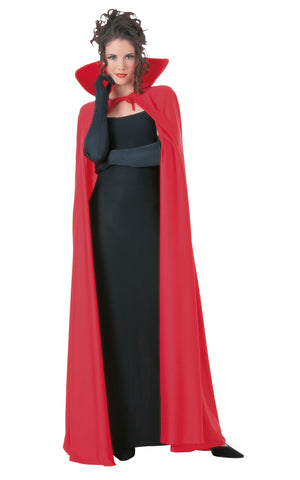 Red Taffeta Cape