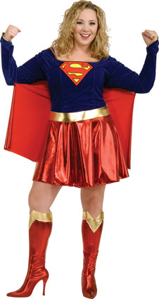 Plus Size Supergirl Costume