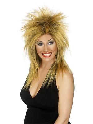 Ginger Rock Diva Wig