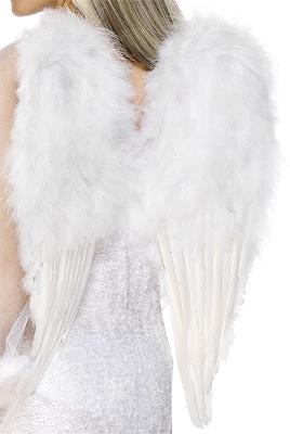 Large White Angel Wings