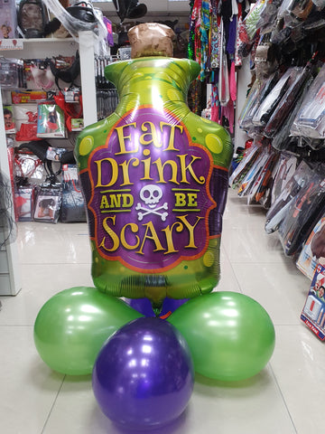 Spooky Halloween Air Filled Balloon Centrepiece