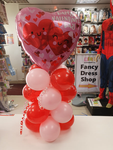 Valentine's Mini Column Balloon Centrepiece