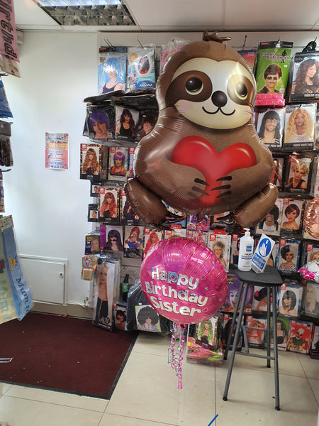 39 inch Adorable Sloth Supershape Foil Balloon