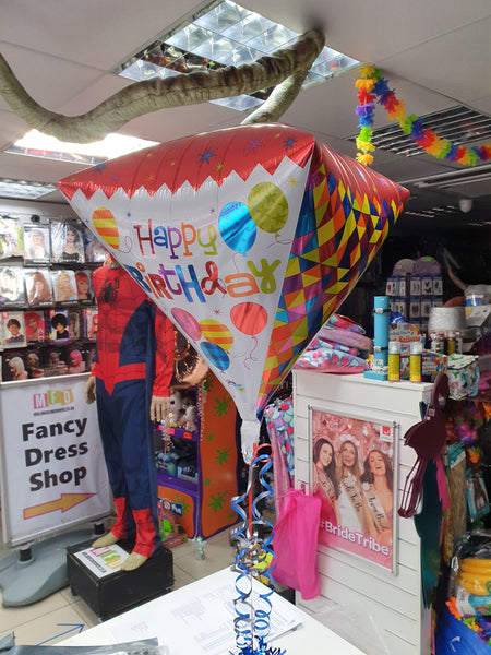 Diamondz Happy Birthday Balloon