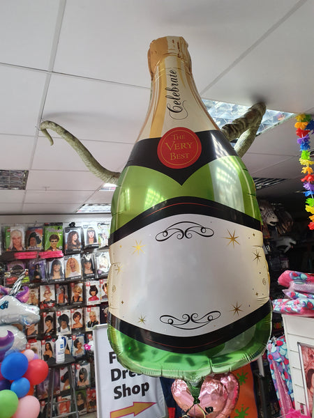 39 Inch Celebrate Champagne Bottle Foil Balloon