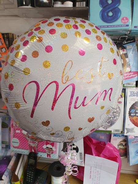 18 Inch Best Mum Foil Balloon