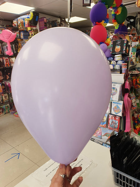 Pastel Matte Lilac Latex Balloons