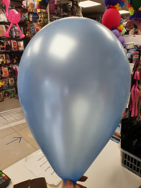 Satin Blue Latex Balloons