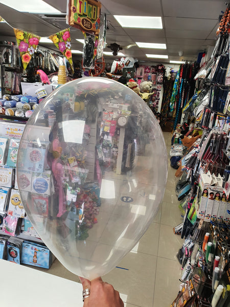 Crystal Clear Latex Balloons